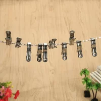 10PCS Stainless Steel Beach Towel Clips Keep Your Towel Secure Windproof Utility Clothespins for Outfit