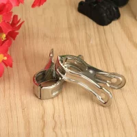 10PCS Stainless Steel Beach Towel Clips Keep Your Towel Secure Windproof Utility Clothespins for Outfit