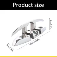 SZCH Anti Corrosion Yacht Folding Cleat Steel Heavy Duty Bollard with Flush Mount Designs Space Saving Deck Cleat for Boats