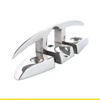 SZCH Anti Corrosion Yacht Folding Cleat Steel Heavy Duty Bollard with Flush Mount Designs Space Saving Deck Cleat for Boats