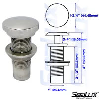 Sealux Marine Grade Stainless Steel 316 Pop-up Retractable Fender Cleat for Marine Boat Yacht Accessory