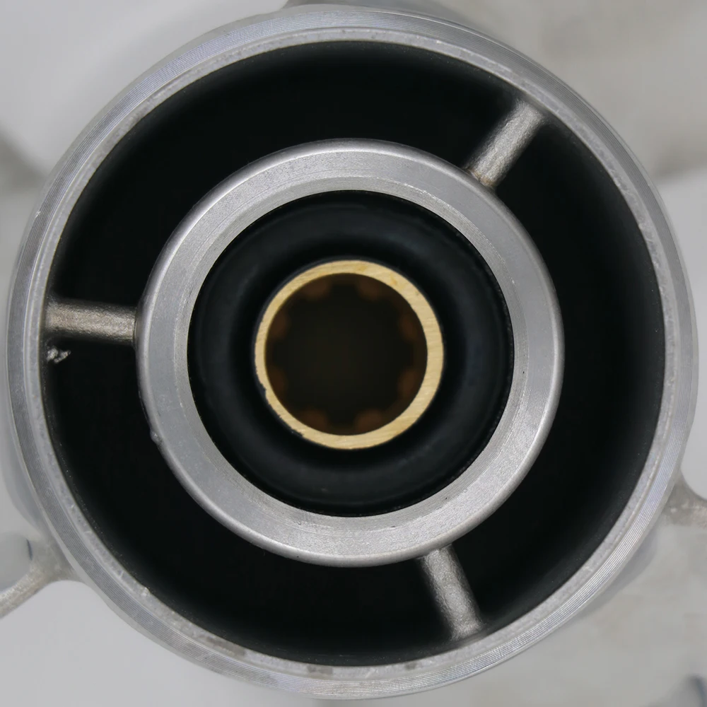 Saad681c87ff243c3986884badb2355ecc.webp Boat Motor Stainless Steel Propeller 9 1/4X11-J for Yamaha 9.9Hp 15Hp Outboard Engine 63V-45943 63V-45943-10-00 63V-45943-00