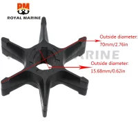 Water Pump Impeller 6F5-44352 for Yamaha 2 stroke 40HP Outboard engine parts 6F5-44352-00
