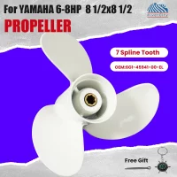 Outboard Propeller For Yamaha 6HP 7HP 8HP 8 1/2x8 1/2 Boat Motor 7 Spline Aluminum Alloy Screw Ship Marine Engine 3 Blade