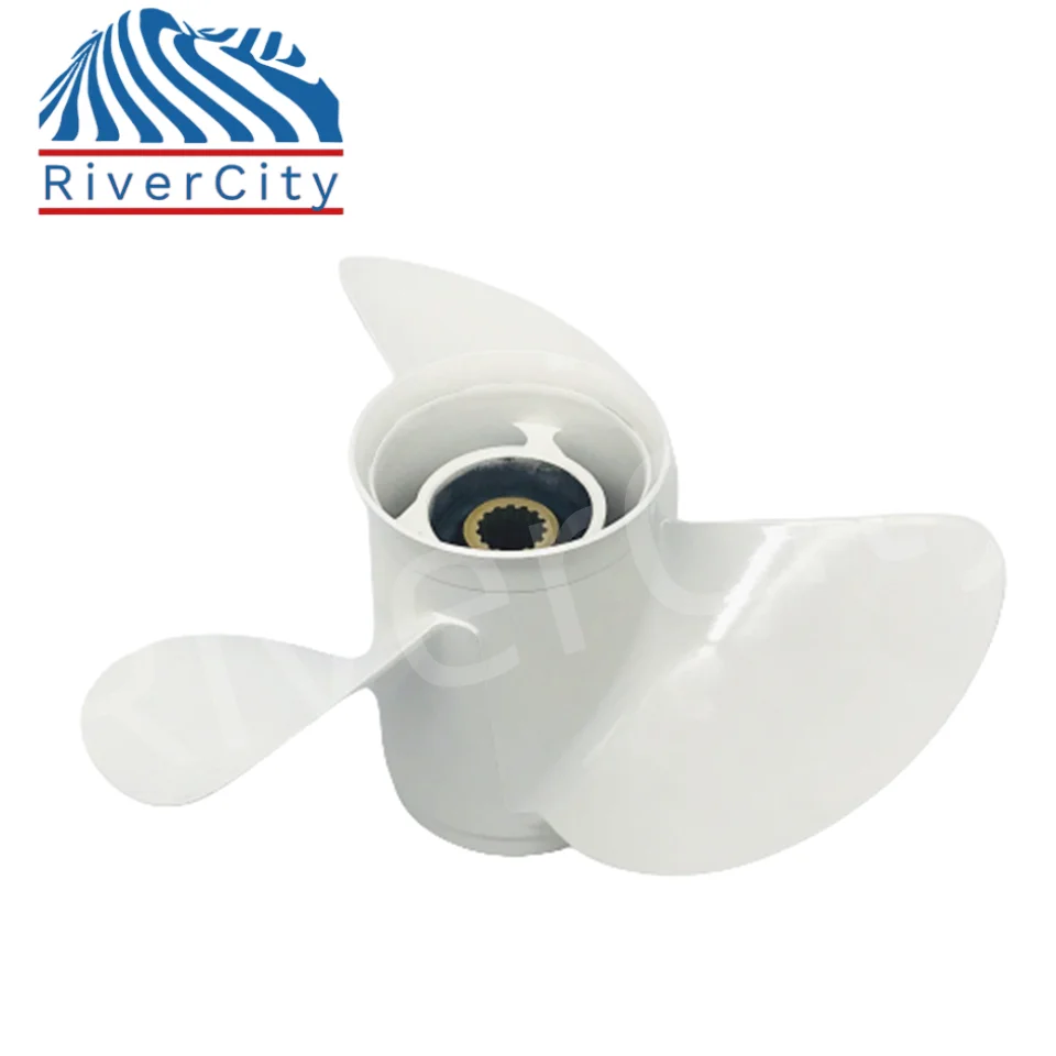 Sfb53d71a26c04dcab6d2a3c2e64da7a5F.webp Outboard Propeller For Yamaha 50hp 60HP 70HP 75HP 80HP 85HP 13 1/2x15 Boat Aluminum Alloy Screw 3 Blade 15 Spline Marine Engine