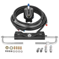 Marine Steering System Kit,Hydraulic Boat Outboard Steering Cylinder Helm 150HP