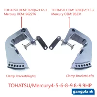 For Tohatsu 2 Stroke 4/5/6/9.8hp Outboard Engine Clamp Bracket 369Q62112-3 369Q62113-2