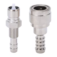 2Pcs Fuel Line Connector Male Female Replacement for Tohatsu NS30A3 NS6B Outboard 2 4 Stroke Engine 5HP to 90HP 3B2 70250 1