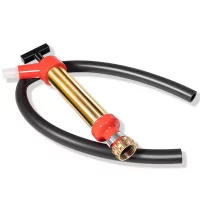 34060-0130 Marine Engine Oil Drain Hand Pump Boat Oil Change Pump Fits for OMC, Mercruiser, Brass,10.25" Long, 1.25" Diameter
