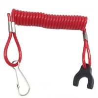 31BC Universal Boat Outboard Engine Motor Lanyard Kill Urgent Stop Switch Safety Tether Lanyard Fit for Tohatsu ATV Boat Bike