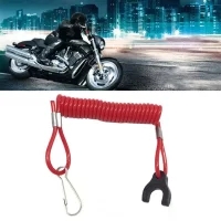 31BC Universal Boat Outboard Engine Motor Lanyard Kill Urgent Stop Switch Safety Tether Lanyard Fit for Tohatsu ATV Boat Bike
