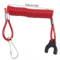 31BC Universal Boat Outboard Engine Motor Lanyard Kill Urgent Stop Switch Safety Tether Lanyard Fit for Tohatsu ATV Boat Bike