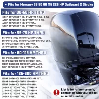 OSIAS Fuel Pump for Mercury Outboard 2-Stroke 35-300 HP Universal Fit Boat Marine Fuel Pumps