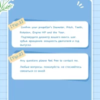 Captain Boat Propeller 9.9x10 Fit Tohatsu Outboard Engine Motor 25HP 30HP 4 Blades 10 Teeth RH Stainless Steel