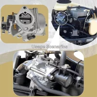 ABKO-3R1032001 Carburetor Outboard Motors for Mercury Mariner 2 2.5 3.5 4 5 6 HP Tohatsu Nissan MFS 853720T25 803522T03
