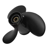 3BAB645180 / 362B641010 48-897750A11 Outboard Propeller For Tohatsu-Mercury 9.9-18HP Aluminum 9 1/4 x 9 14 Spline Tooth 3 Blades