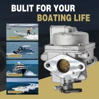 ABKO-3R1032001 Carburetor Outboard Motors for Mercury Mariner 2 2.5 3.5 4 5 6 HP Tohatsu Nissan MFS 853720T25 803522T03