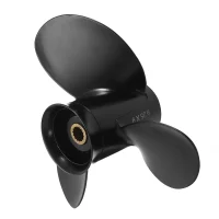 3BAB645180 / 362B641010 48-897750A11 Outboard Propeller For Tohatsu-Mercury 9.9-18HP Aluminum 9 1/4 x 9 14 Spline Tooth 3 Blades