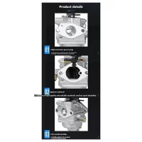 Outboard Motor Carburetor 803522T1 803522T2 804766T1 804766T2 879819A1 For Tohatsu Nissan 4Stroke 6HP MFS6 NFS6 Mercury