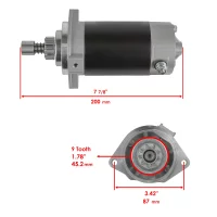 Starter Motor for Tohatsu 3C8-76010-1 Mercury Marine 50-853805T03 Hitachi S108-112 S108-120 Suzuki 31100-94400