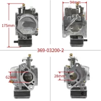 369-03200-2 For Tohatsu Nissan 5HP 5B/5BS 2 Stroke Boat Motor 369032002 369-03200-2 Outboard Engine Carburetor Assy