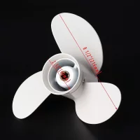 Boat Propeller 6G1-45943-00-El 8 1/2 X 7 1/2 For Yamaha Outboard Engine 6-8Hp Aluminum Alloy 3 Blades R Rotation 7 Spline Toot