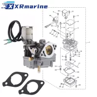 6AH-14301-00 Boat Carburetor Assy with Gasket 6AH-13646-00 For Yamaha 4-Stroke 15HP 20HP F15 F20 Outboard Engine 6AH-14301-01
