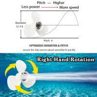 12 1/4 ×9 For Yamaha Outboard Propeller 25-60hp Boat Engine Aluminum Screw 3 Blade 13 Spline 663-45956-01-EL 12 1/4 ×9 For Yamaha Outboard Propeller 25-60hp Boat Engine Aluminum Screw 3 Blade 13 Spline 663-45956-01-EL