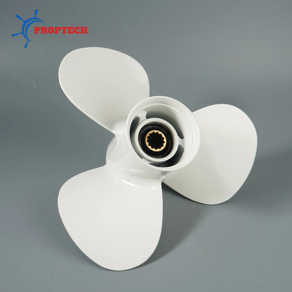 A9e703c25e6074043a562700309073bfcT.webp 12 1/4 ×9 For Yamaha Outboard Propeller 25-60hp Boat Engine Aluminum Screw 3 Blade 13 Spline 663-45956-01-EL