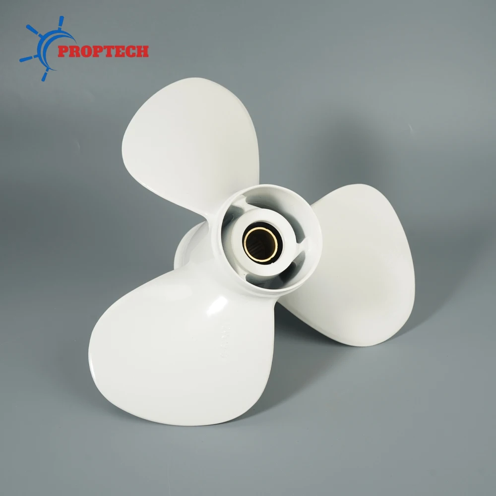 A5dd1110502804c789e3f0296b9b4418b2.webp 12 1/4 ×9 For Yamaha Outboard Propeller 25-60hp Boat Engine Aluminum Screw 3 Blade 13 Spline 663-45956-01-EL