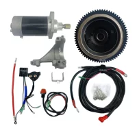 ELECTRIC START KIT FOR YAMAHA 4 STROKE  9.9HP OUTBOARD ENGINE F9.9JWHL F9.9 MHS F9.9MHL F9.9LMHB F9.9SMHB 6DR5 6AU