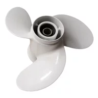 Boat Engine Propeller 9 1/4x9-J Fit for Yamaha 9.9HP 15HP 63V-45945 63V 4-5-6HP Outboard Propeller with Aluminum 3 Blade Prop