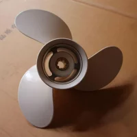 Boat Engine Propeller 9 1/4x9-J Fit for Yamaha 9.9HP 15HP 63V-45945 63V 4-5-6HP Outboard Propeller with Aluminum 3 Blade Prop