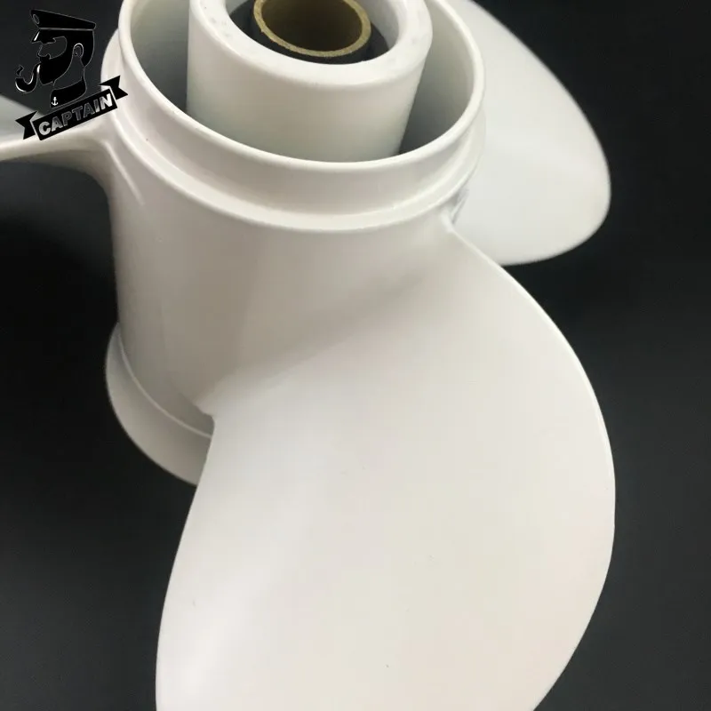 Had070679ccbd4b25af5d70c1bf512aa4f.webp Captain Propeller 9 7/8x14-F For Yamaha Outboard Engines 20HP 25HP 30HP F20 F25 F45 10 Tooth Spline RH 664-45952-00-EL