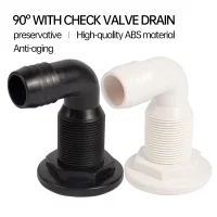 90° Marine Drainage Outlet Yacht Bilge Sewage For Boat Marine Accessories Boat Trim Trim Yamaha Jet Ski Kawasaki Boat Fender