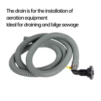 90° Marine Drainage Outlet Yacht Bilge Sewage For Boat Marine Accessories Boat Trim Trim Yamaha Jet Ski Kawasaki Boat Fender