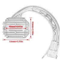 Regulator Rectifier For Yamaha F100A F100 F90A F90 F80A F80 F75 F75A ETL/X TL/XR TLR TXR TJR ETL For Mercury Mercruiser F90 F75