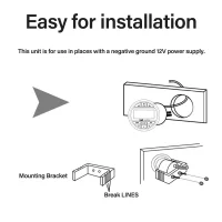 GUZARE Marine DAB Radio Stereo Waterproof Boat  with AM FM Receiver Bluetooth MP3 Player for Yacht Jetski