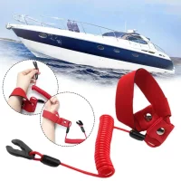 1pcs Universal Marine Boat Outboard Engine Motor Lanyard Kill Stop Switch For YAMAHA Jet Ski Key Rope Floating Wrist Lanyard