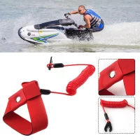 1pcs Universal Marine Boat Outboard Engine Motor Lanyard Kill Stop Switch For YAMAHA Jet Ski Key Rope Floating Wrist Lanyard
