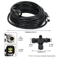 Engine Interface Cable NMEA 2000 & "T" 000-0120-37 For Yamaha Outboard 2006-2023