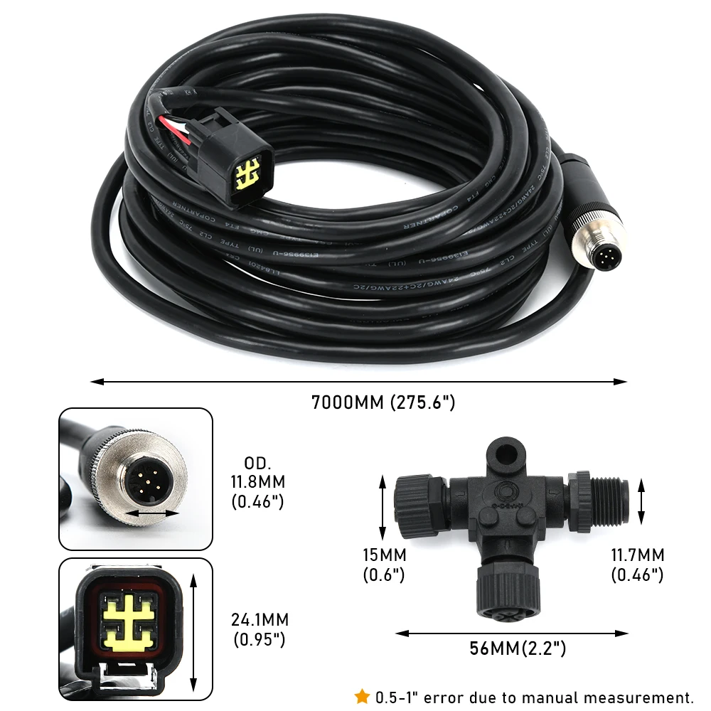 Sda8b63c918164b1ea213ca024a87013bf.webp Engine Interface Cable NMEA 2000 & "T" 000-0120-37 For Yamaha Outboard 2006-2023