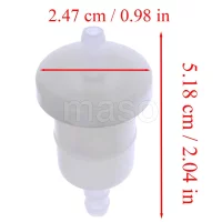 Fuel Filter For Yamaha 4HP 6HP 8HP 9.9HP 4-Stroke Outboard F4 F6 F8 T8 F9.9 T9.9 2001-2024 68T-24251-00 68T-24251-01
