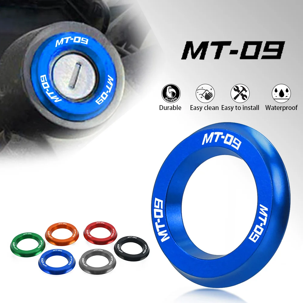 S5357c3ac9ef4413498a71edcac3f1243c.webp 2023 MT-09 MT09 Motorcycle For YAMAHA MT09 mt 09 2014 2016 2017 2018 2019 2020 2021 2022 Ignition Switch Cover Ring Accessories