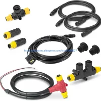 NMEA 2000 Starter Kit and Engine Interface Cable for Yamaha Outboard Engine 2006-2023 Bundle, Dual Tees Kits Terminators Marine