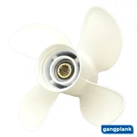 4 Blades Aluminum Alloy Marine Propeller for Yamaha Outboard Engine 40-60HP 10.6X11 10.6X12 10.3X13 10.1X14 10.1X15