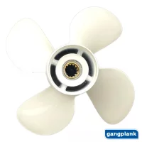 4 Blades Aluminum Alloy Marine Propeller for Yamaha Outboard Engine 40-60HP 10.6X11 10.6X12 10.3X13 10.1X14 10.1X15