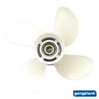 4 Blades Aluminum Alloy Marine Propeller for Yamaha Outboard Engine 40-60HP 10.6X11 10.6X12 10.3X13 10.1X14 10.1X15