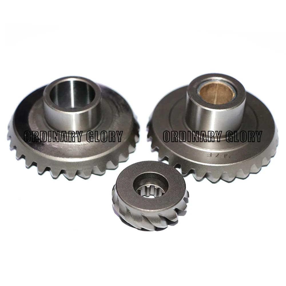 H0683d2be2aa54976a358fde62e8cd3adN.webp Gear Set for YAMAHA 9.9F 2 Stroke 9.9HP boat engine 6E7-45560-01 63V-45551-00 6E7-45571-00