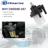 Fuel Filter Assy for Yamaha Outboard 2 4 Stroke 9.9HP 15HP 20HP 25HP 30HP 40HP 55HP 48HP 50HP 60 to 90 HP 61N‑24560 61N‑24560‑10